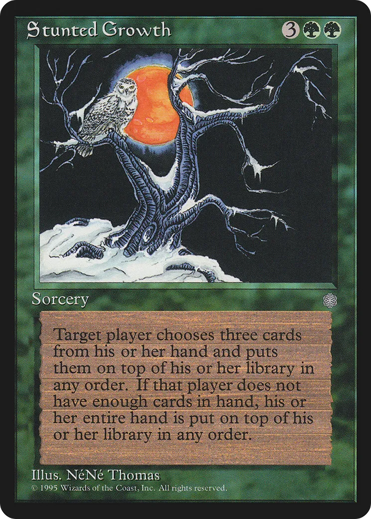 Croissance sclérosée — Ice Age — Magic: The Gathering