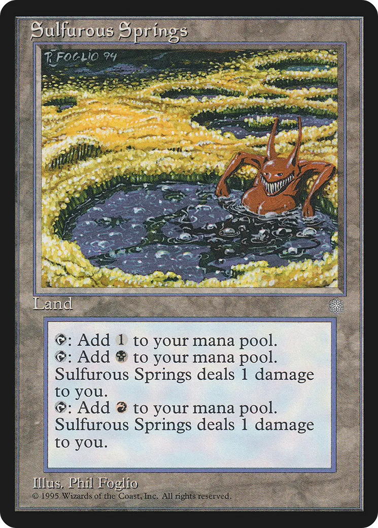 Sulfurous Springs — Ice Age — Magic: The Gathering
