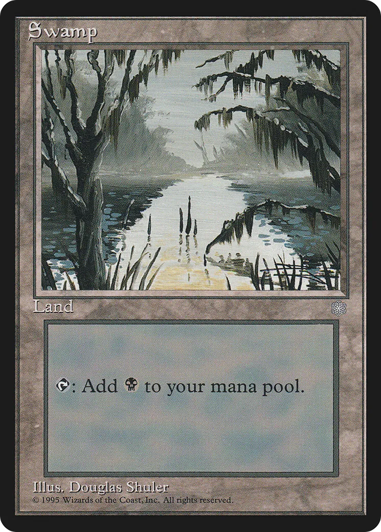 Swamp — Ice Age — Magic: The Gathering