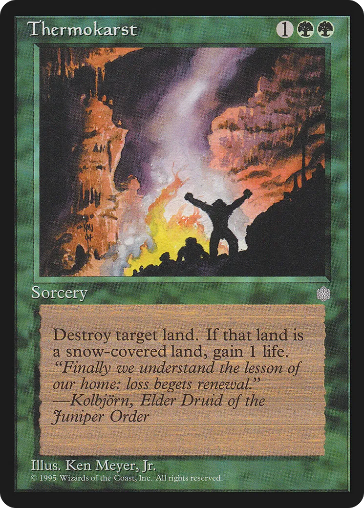 Thermokarst — Ice Age — Magic: The Gathering