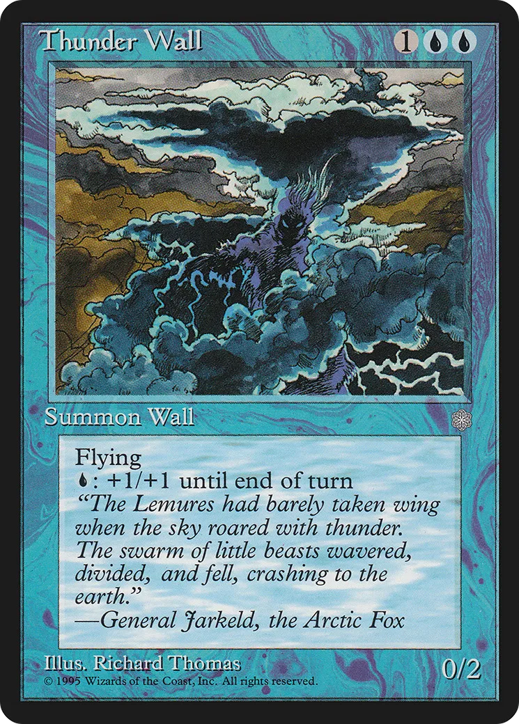 Mur de tonnerre — Ice Age — Magic: The Gathering