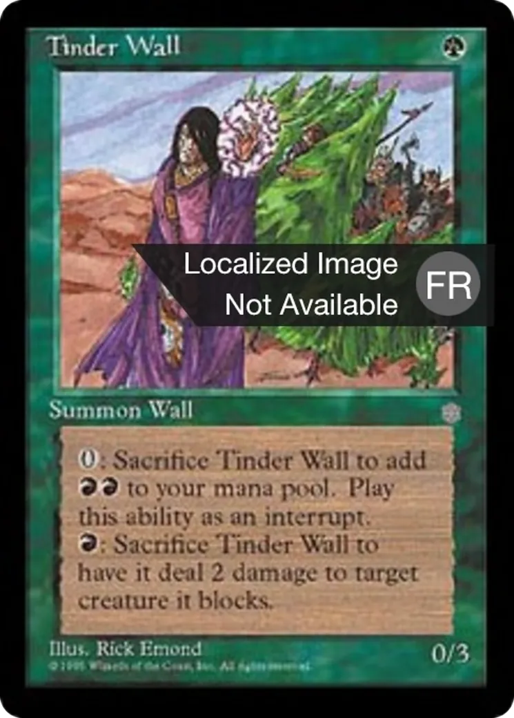 Mur d'amadou — Ice Age — Magic: The Gathering