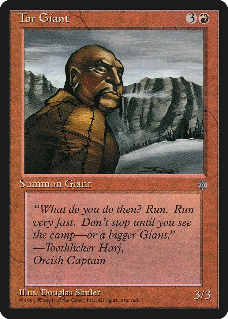 Tor Giant — Ice Age — Magic: The Gathering
