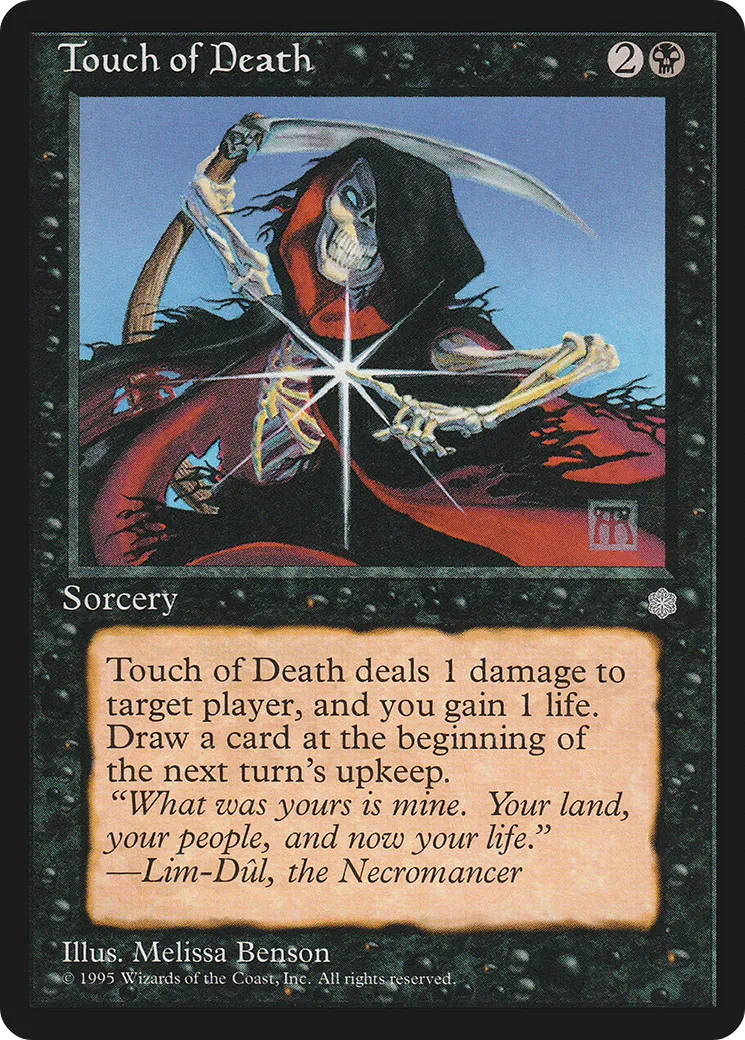 Touch of Death — Ice Age — Magic: The Gathering