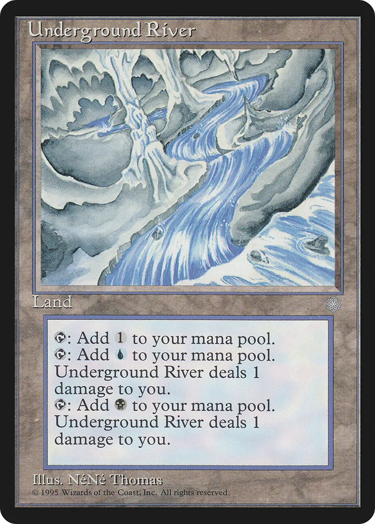 Underground River — Ice Age — Magic: The Gathering