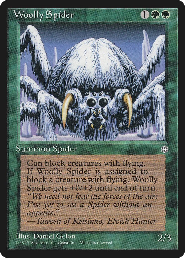 Woolly Spider — Ice Age — Magic: The Gathering