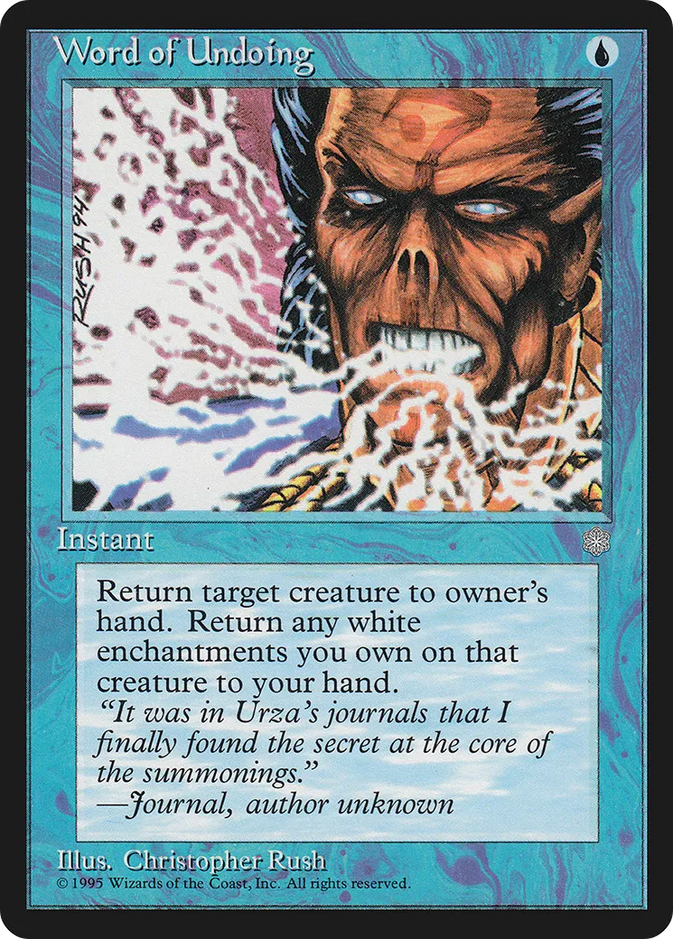 Word of Undoing — Ice Age — Magic: The Gathering