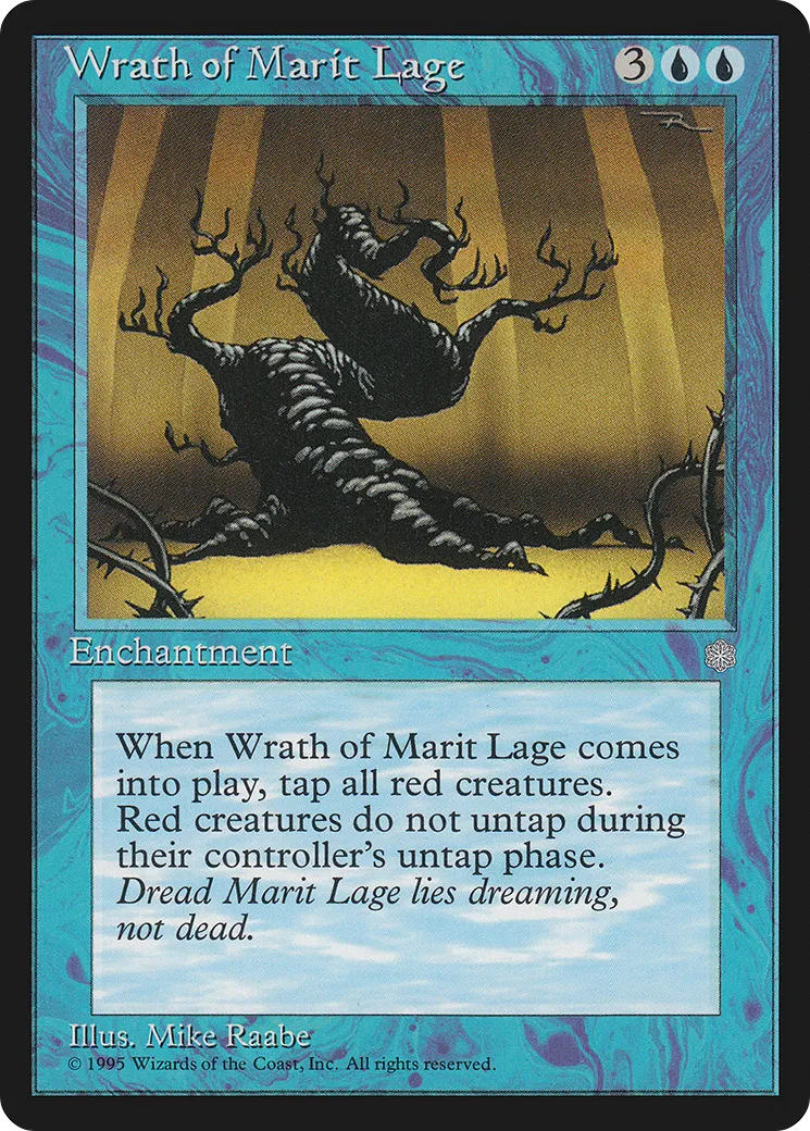 Colère de Marit Lage — Ice Age — Magic: The Gathering