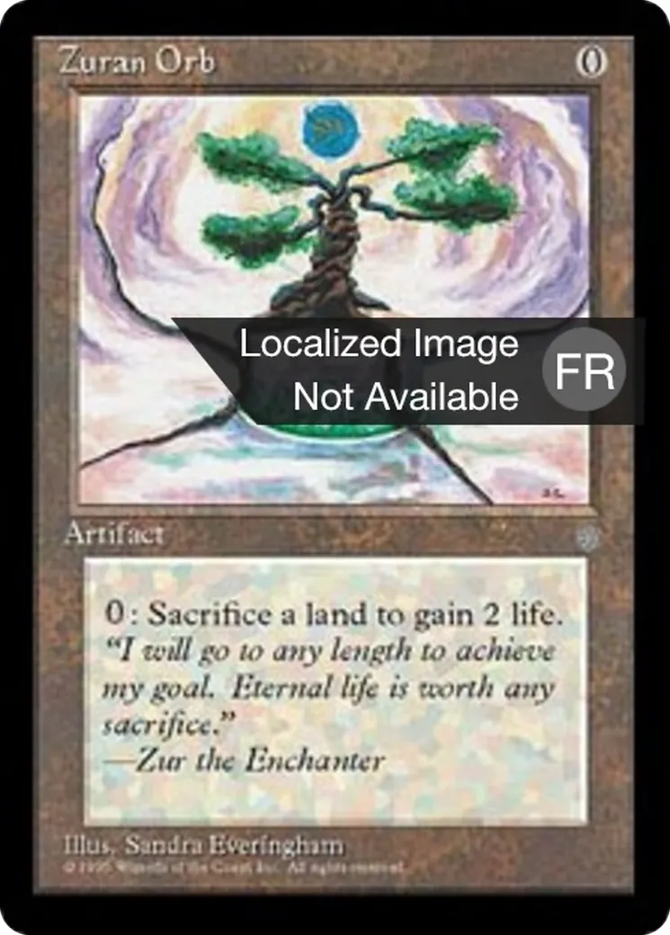 Orbe zuranienne — Ice Age — Magic: The Gathering
