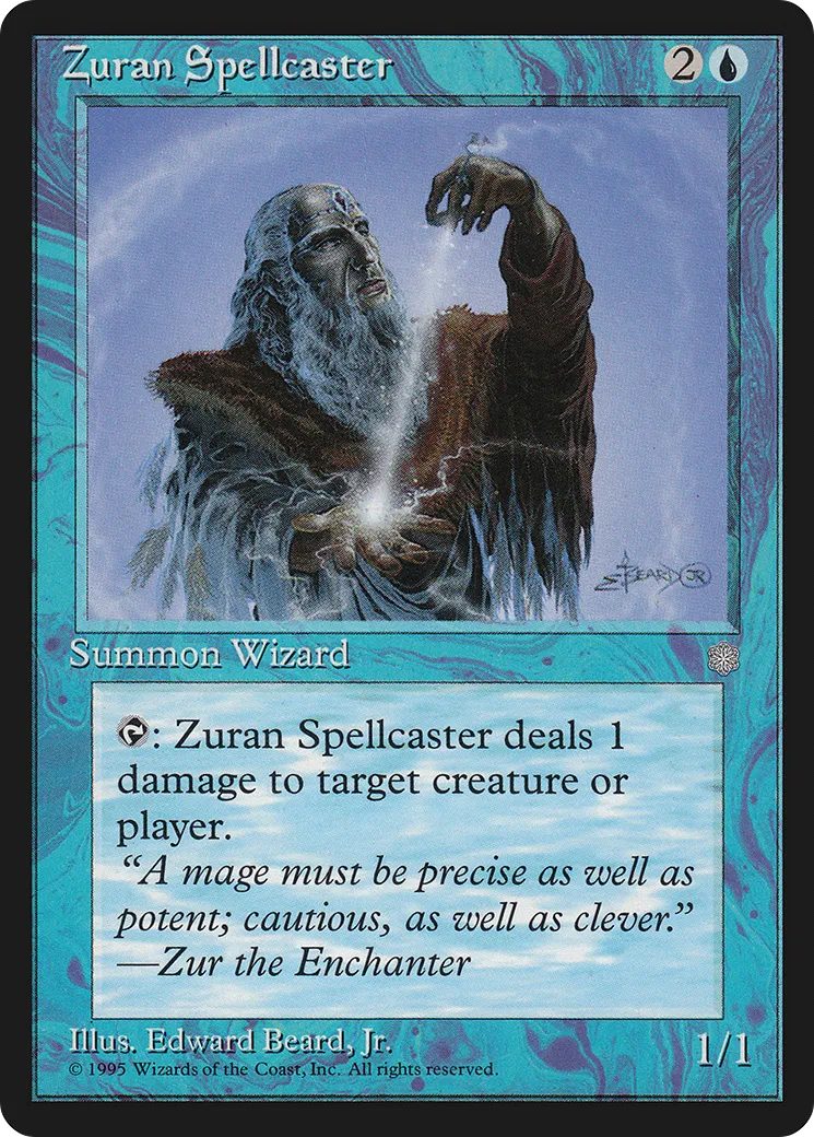 Lanceur de sort zuranien — Ice Age — Magic: The Gathering