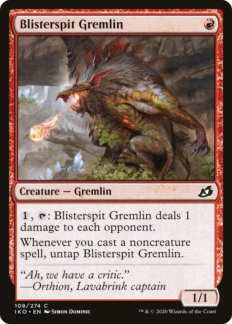 Gremlin phlyctocracheur — Ikoria: Lair of Behemoths — Magic: The Gathering