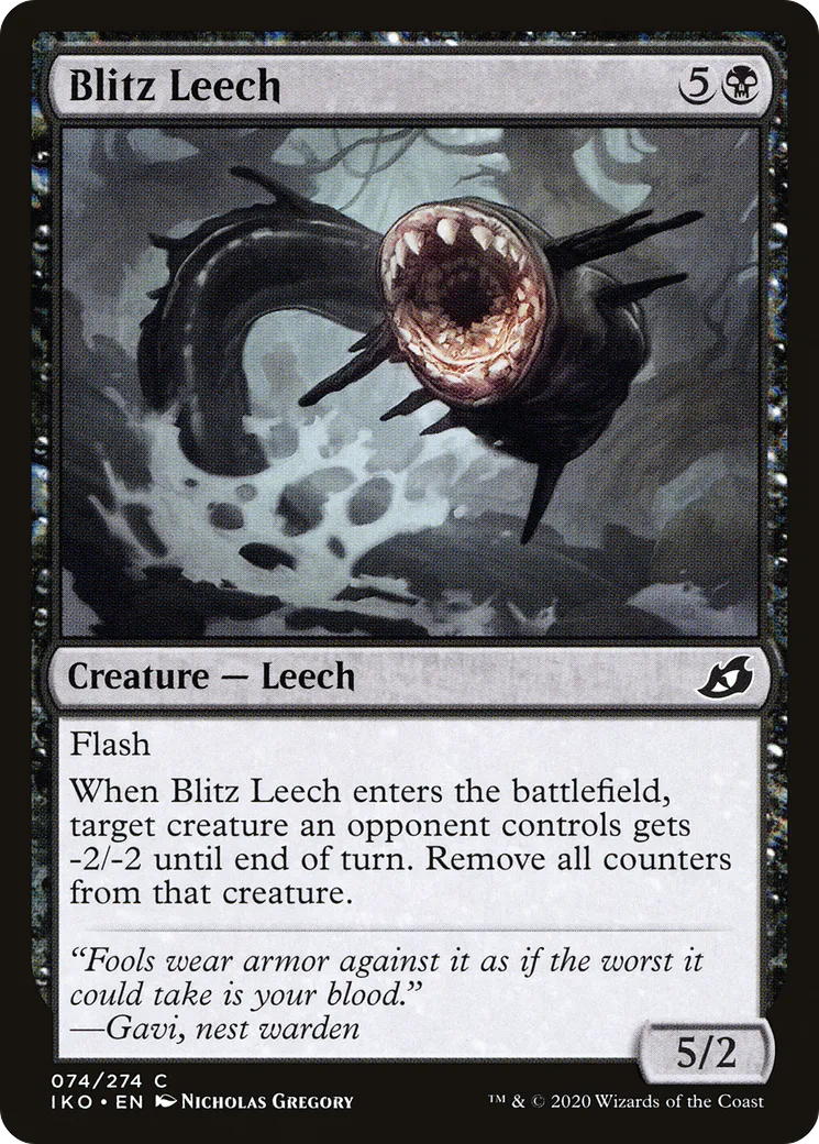 Blitz Leech — Ikoria: Lair of Behemoths — Magic: The Gathering