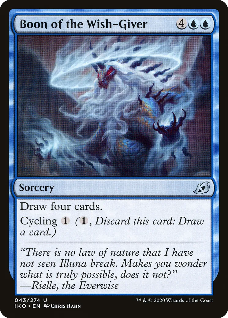 Faveur de l'accordeur de souhaits — Ikoria: Lair of Behemoths — Magic: The Gathering