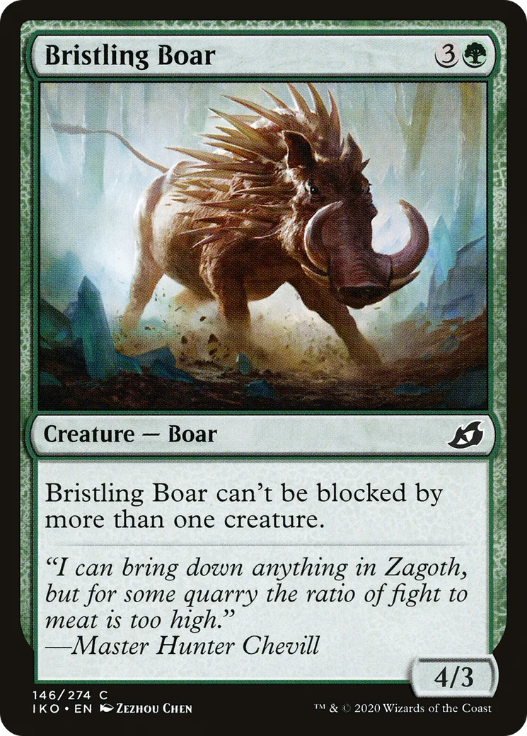 Sanglier hérissé — Ikoria: Lair of Behemoths — Magic: The Gathering