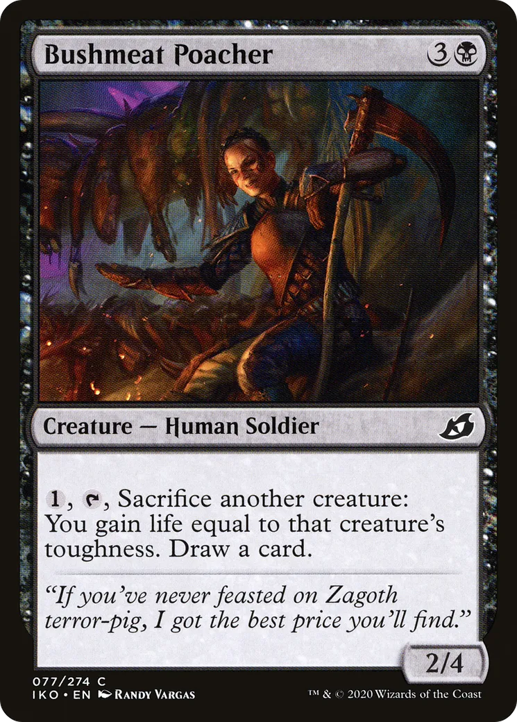 Bushmeat Poacher — Ikoria: Lair of Behemoths — Magic: The Gathering