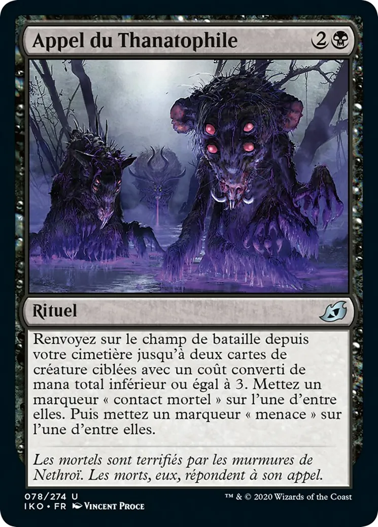 Appel du Thanatophile — Ikoria: Lair of Behemoths — Magic: The Gathering