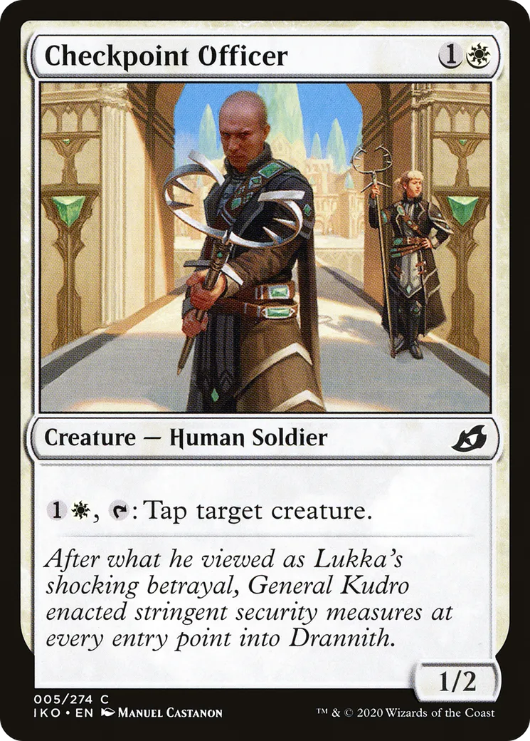 Officier du poste de contrôle — Ikoria: Lair of Behemoths — Magic: The Gathering