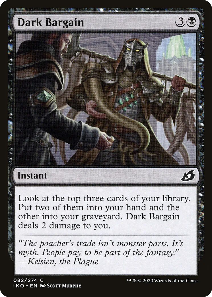 Dark Bargain — Ikoria: Lair of Behemoths — Magic: The Gathering