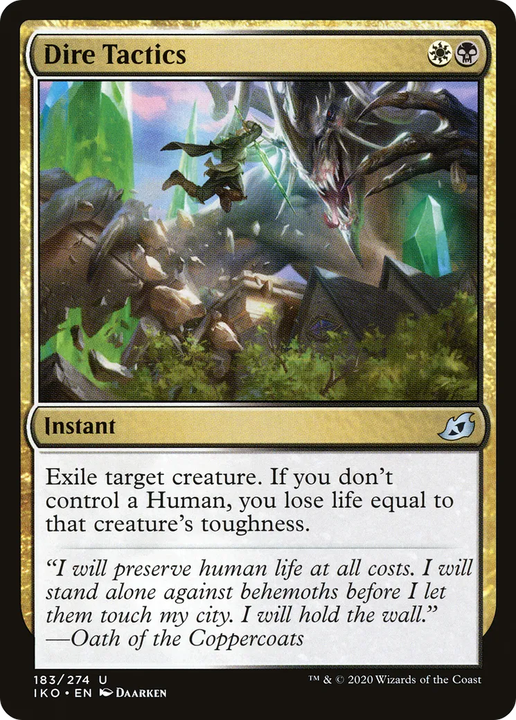 Tactiques désespérées — Ikoria: Lair of Behemoths — Magic: The Gathering