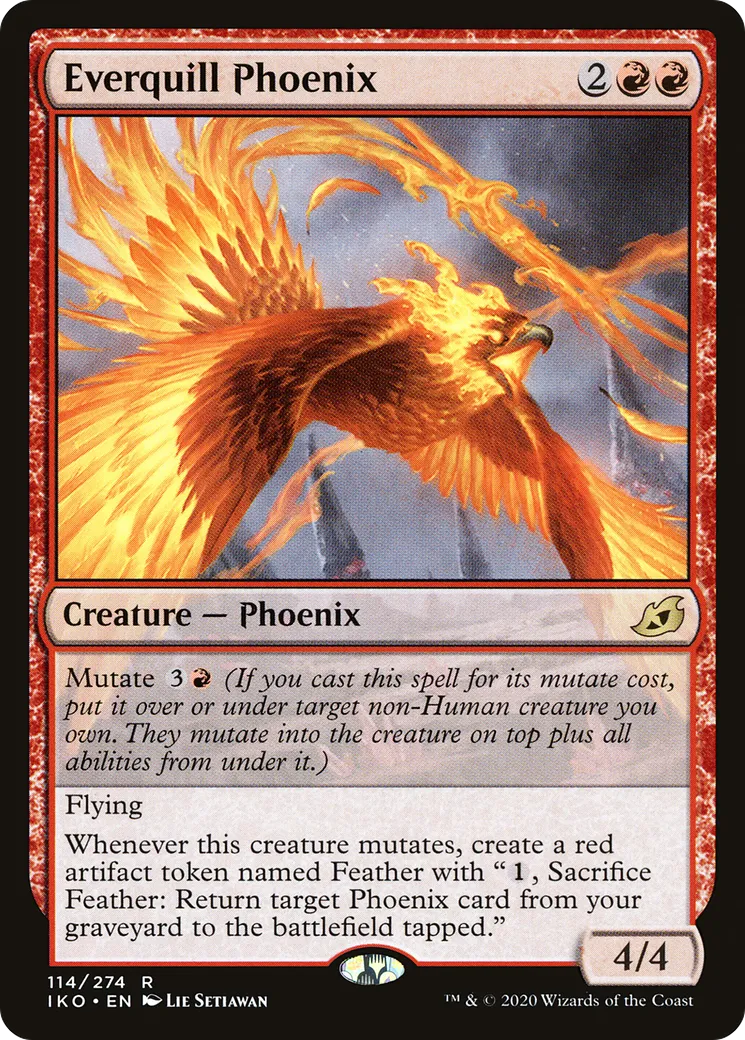 Phénix aux plumes perpétuelles — Ikoria: Lair of Behemoths — Magic: The Gathering