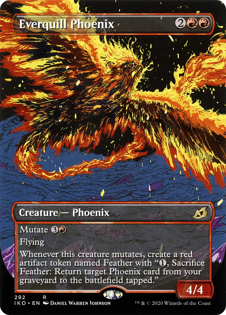 Everquill Phoenix — Ikoria: Lair of Behemoths — Magic: The Gathering