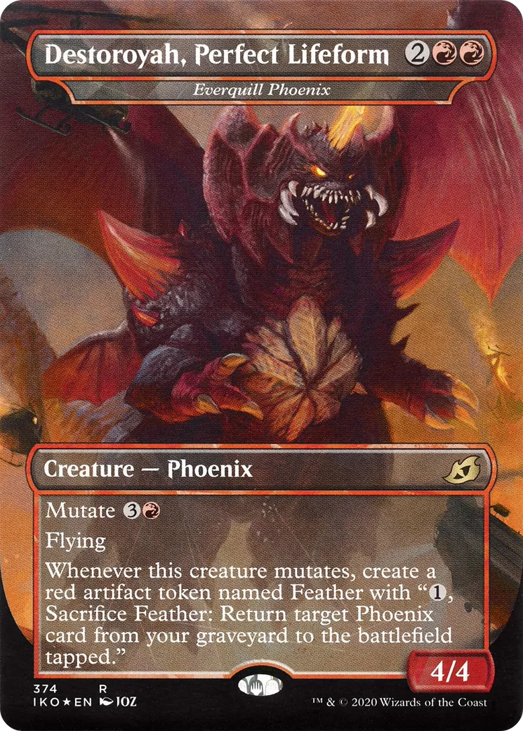 Everquill Phoenix — Ikoria: Lair of Behemoths — Magic: The Gathering