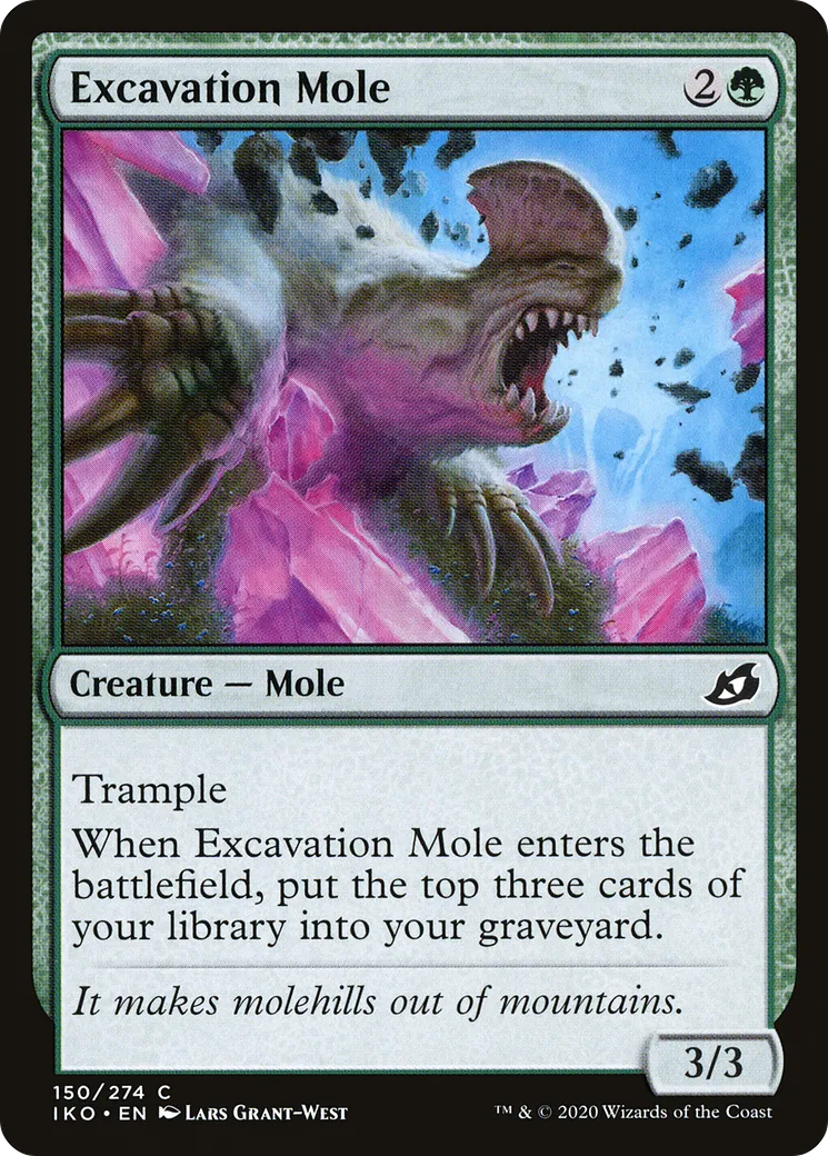 Taupe d'excavation — Ikoria: Lair of Behemoths — Magic: The Gathering
