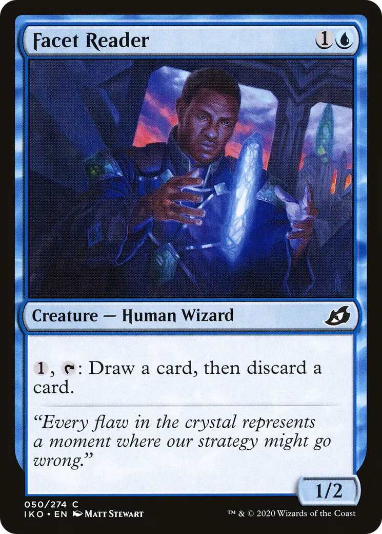 Lecteur de facettes — Ikoria: Lair of Behemoths — Magic: The Gathering