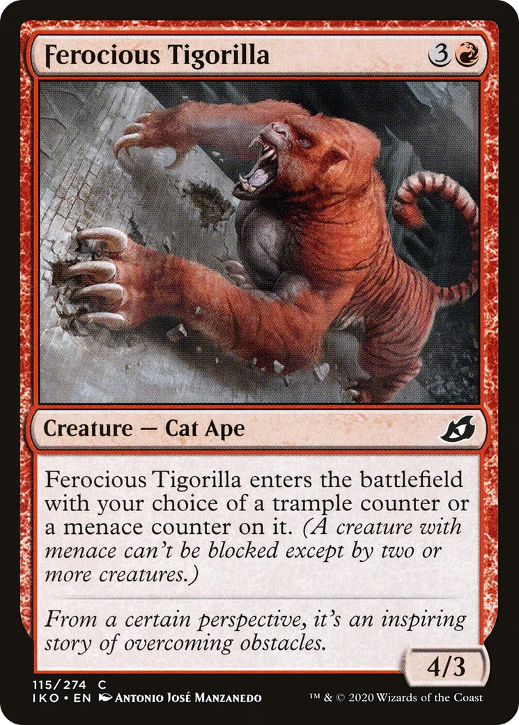 Ferocious Tigorilla — Ikoria: Lair of Behemoths — Magic: The Gathering