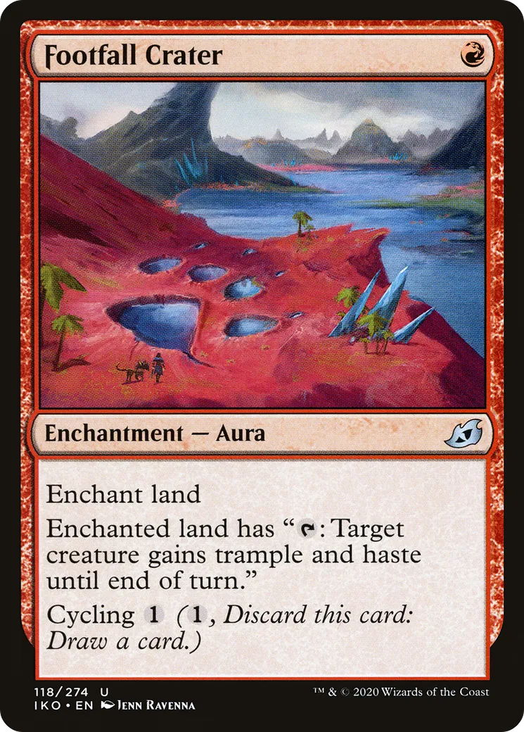 Footfall Crater — Ikoria: Lair of Behemoths — Magic: The Gathering