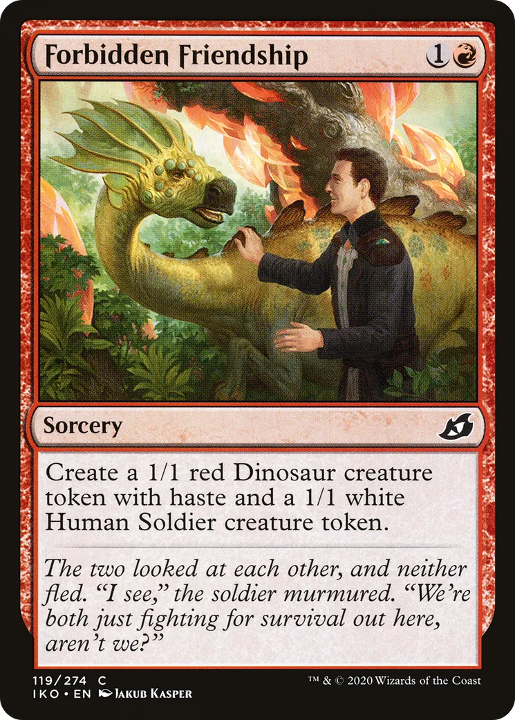 Amitié interdite — Ikoria: Lair of Behemoths — Magic: The Gathering