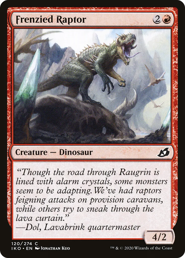 Frenzied Raptor — Ikoria: Lair of Behemoths — Magic: The Gathering