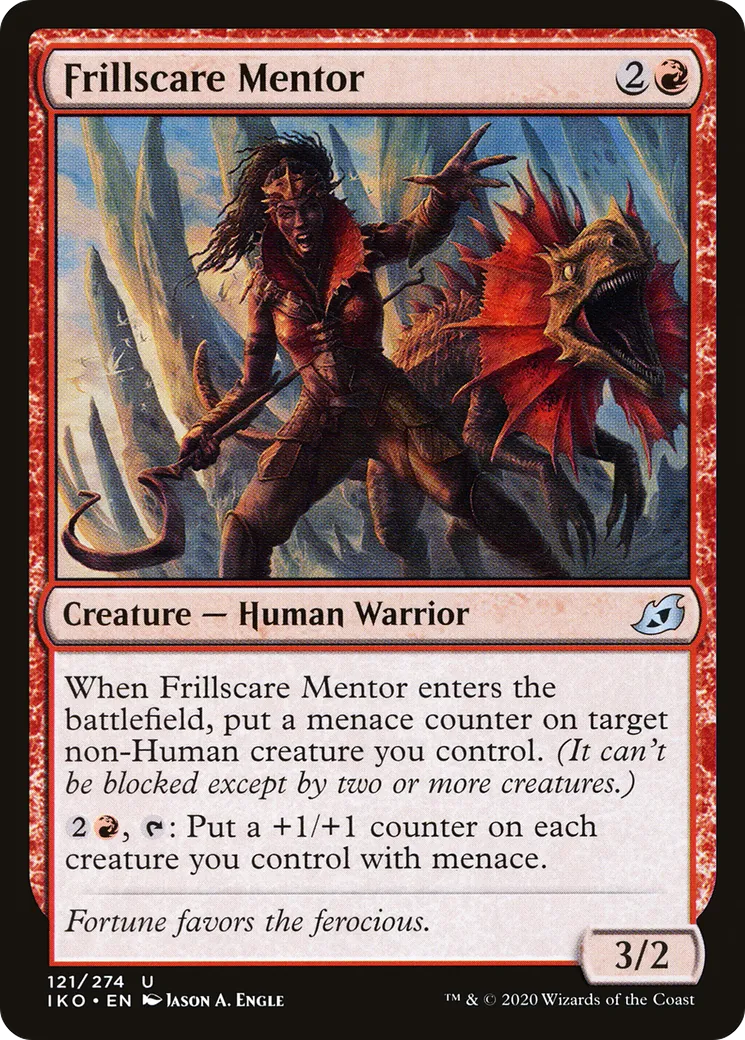 Frillscare Mentor — Ikoria: Lair of Behemoths — Magic: The Gathering