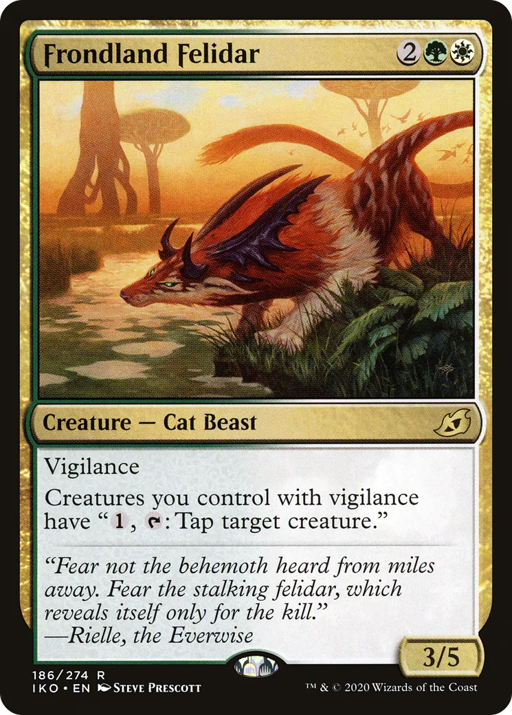 Frondland Felidar — Ikoria: Lair of Behemoths — Magic: The Gathering