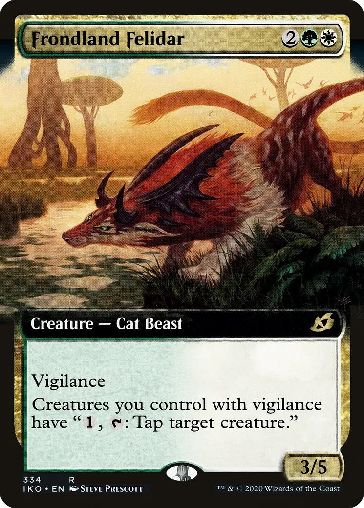 Félidar des terres foliaires — Ikoria: Lair of Behemoths — Magic: The Gathering