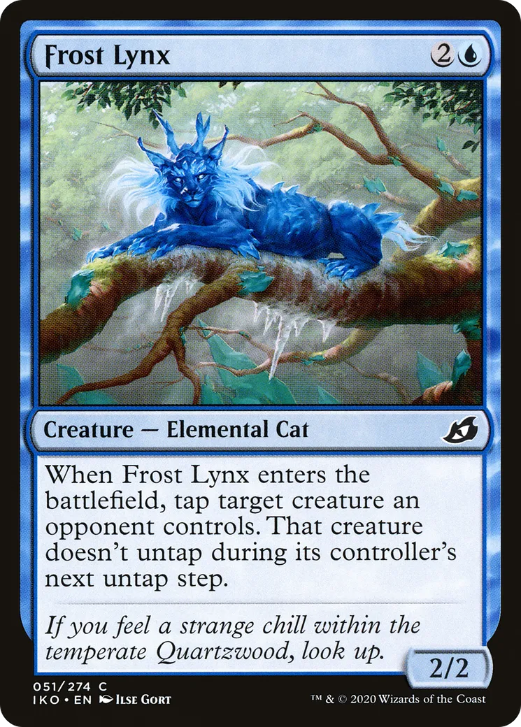 Lynx de gel — Ikoria: Lair of Behemoths — Magic: The Gathering
