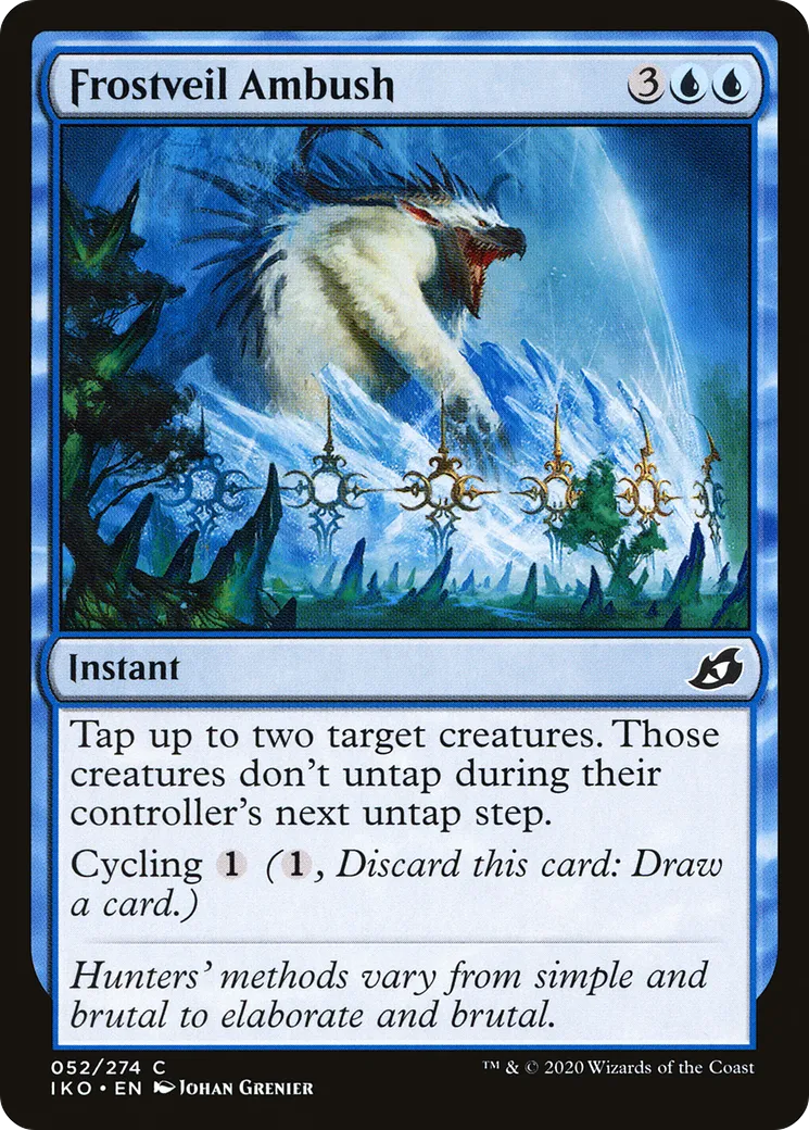 Embuscade du voile de gel — Ikoria: Lair of Behemoths — Magic: The Gathering