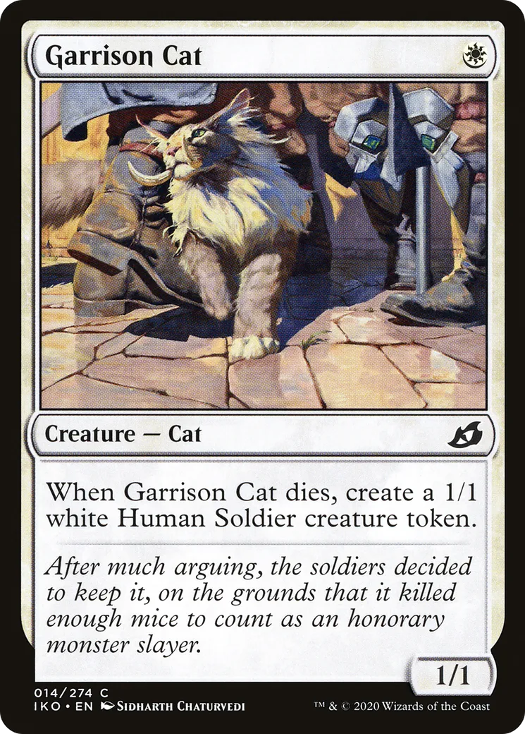 Garrison Cat — Ikoria: Lair of Behemoths — Magic: The Gathering