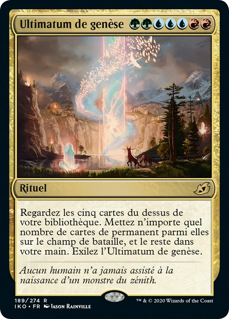 Ultimatum de genèse — Ikoria: Lair of Behemoths — Magic: The Gathering