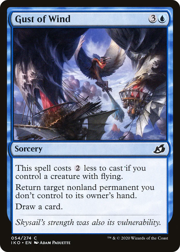 Rafale de vent — Ikoria: Lair of Behemoths — Magic: The Gathering