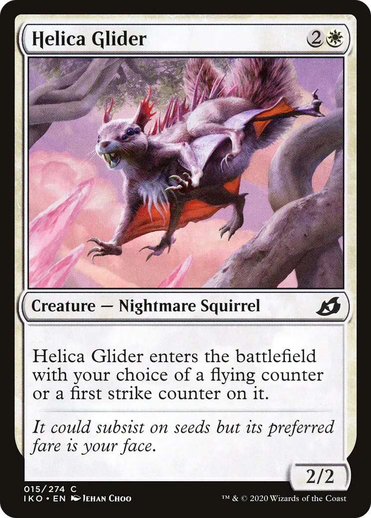 Helica Glider — Ikoria: Lair of Behemoths — Magic: The Gathering
