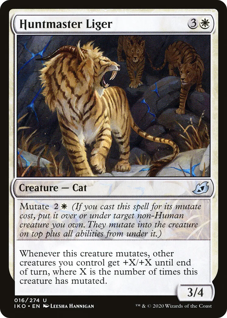 Huntmaster Liger — Ikoria: Lair of Behemoths — Magic: The Gathering