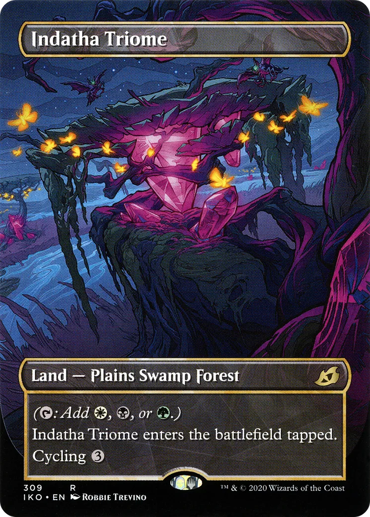 Triome d'Indatha — Ikoria: Lair of Behemoths — Magic: The Gathering