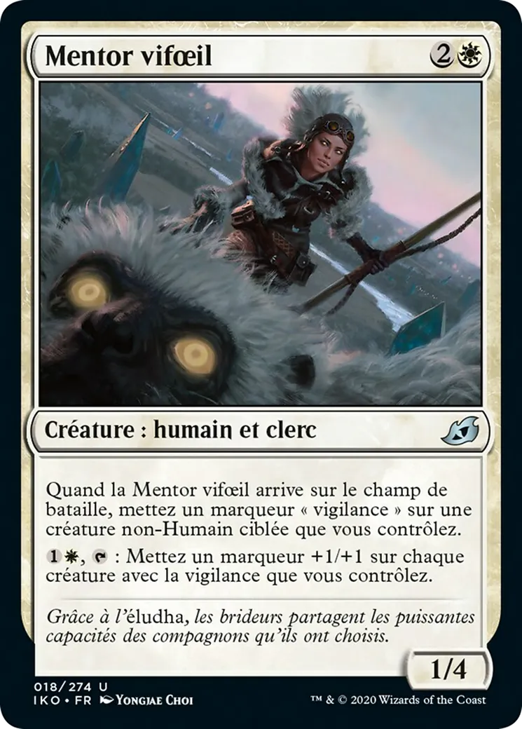 Mentor vifœil — Ikoria: Lair of Behemoths — Magic: The Gathering