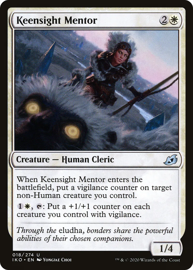 Mentor vifœil — Ikoria: Lair of Behemoths — Magic: The Gathering