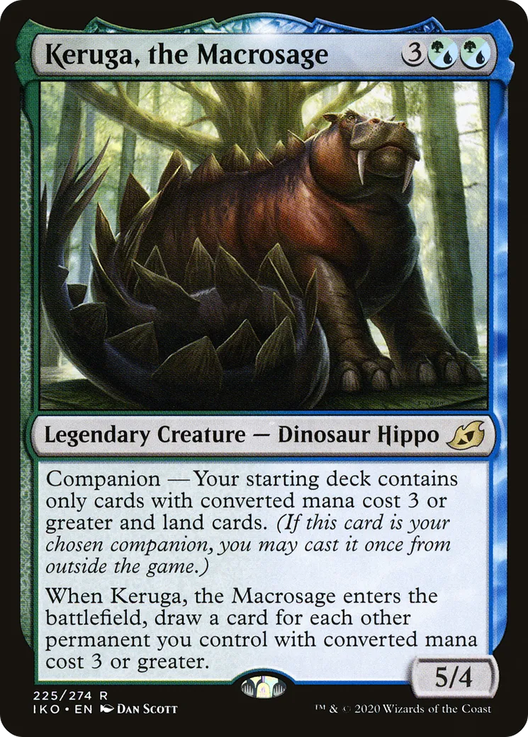 Keruga, le Macrosophe — Ikoria: Lair of Behemoths — Magic: The Gathering