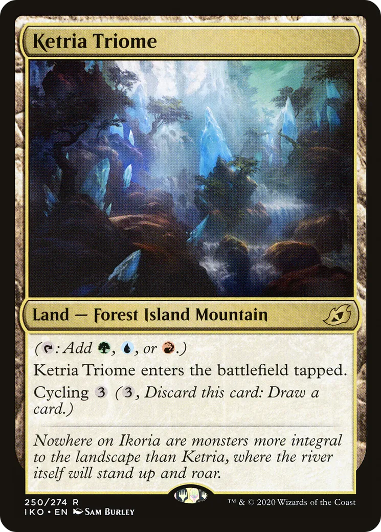Ketria Triome — Ikoria: Lair of Behemoths — Magic: The Gathering