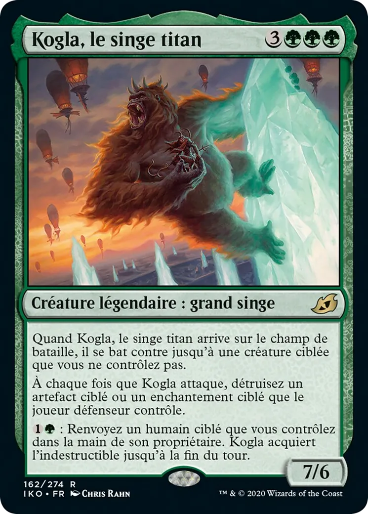 Kogla, le singe titan — Ikoria: Lair of Behemoths — Magic: The Gathering