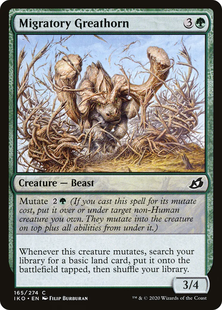 Migratory Greathorn — Ikoria: Lair of Behemoths — Magic: The Gathering
