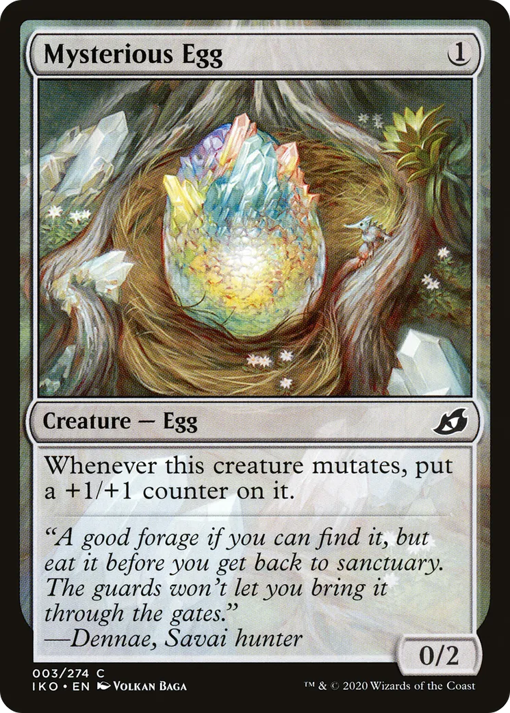 Œuf mystérieux — Ikoria: Lair of Behemoths — Magic: The Gathering